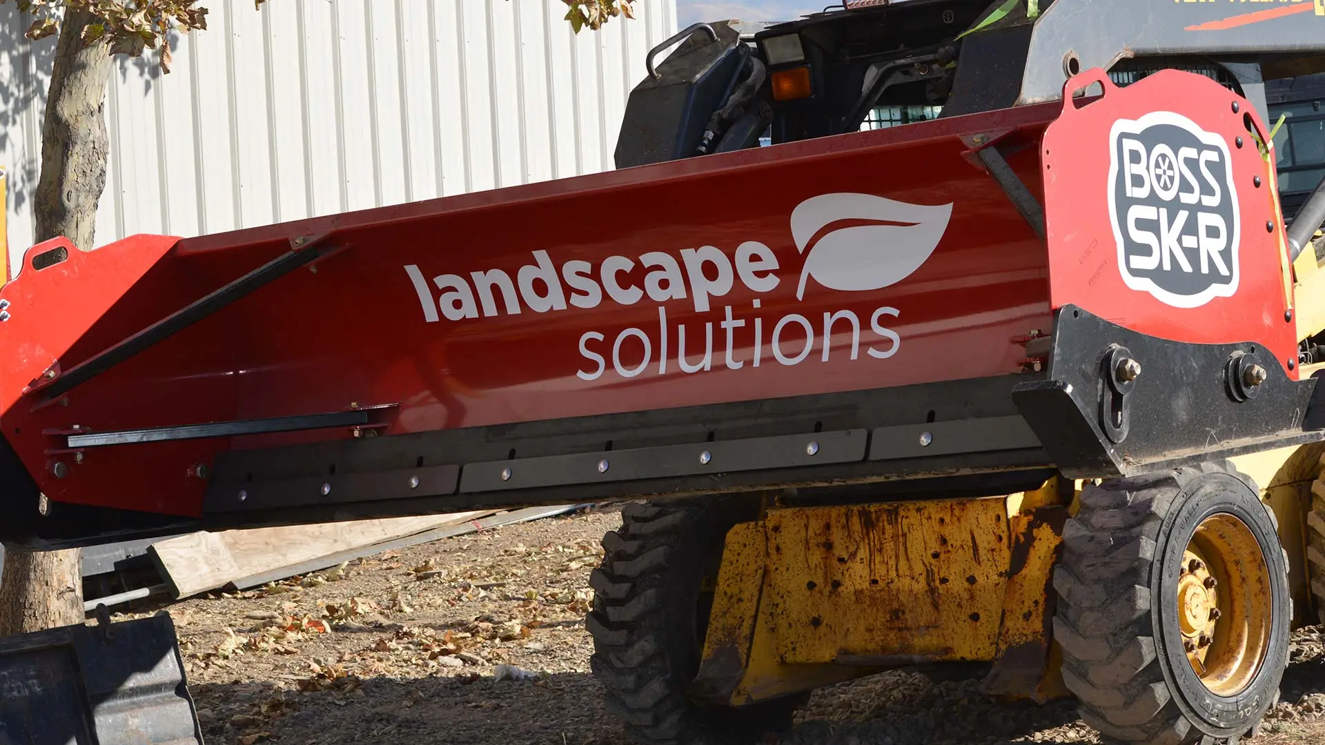 One of our snow removal trucks working in Salt Lake City, UT.